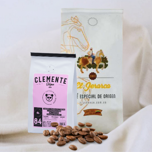 Combo El Jerarca Medium Roast  500 gr / 17.6 oz + Clemente Origen Medium Roast 250 gr / 8.8 oz
